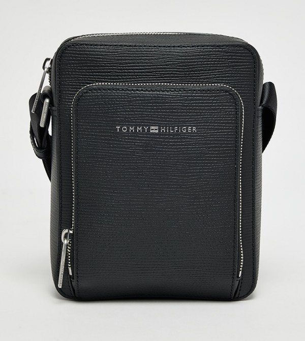 Textured Reporter Bag