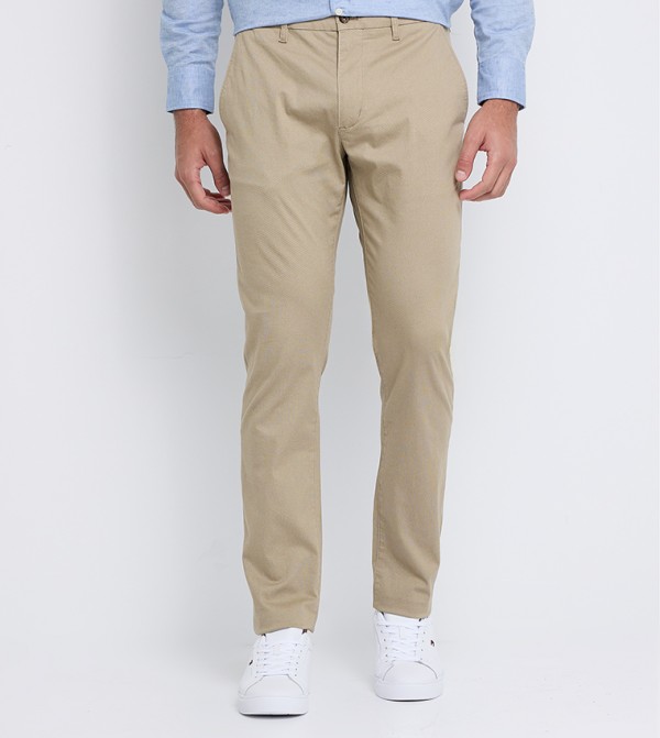 Mid Rise Straight Fit Chinos