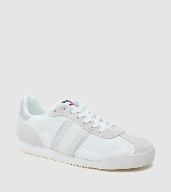 Logo Detail Lace-Up Sneakers