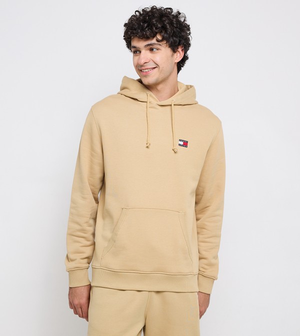 Flag Embroidered Long Sleeves Hoodie