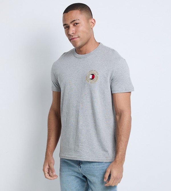 Logo Embroidered Short Sleeves T-Shirt