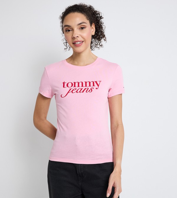 Essential Logo Printed Short Sleeves T-Shirt