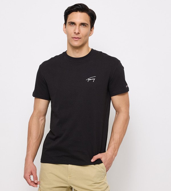 Signature Detail Crew Neck T-Shirt