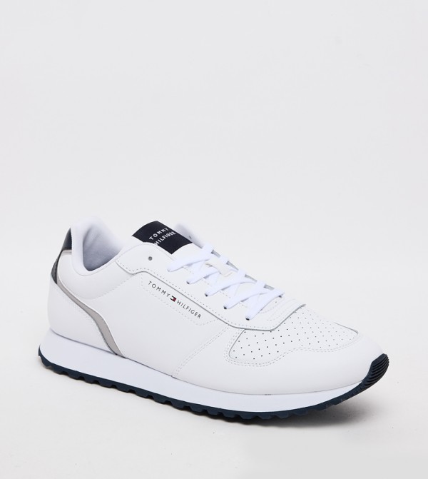 Logo Detail Lace Up Runner Sneakers