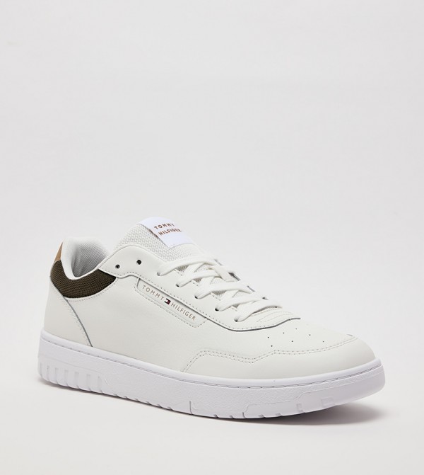 Logo Printed Lace-Up Sneakers
