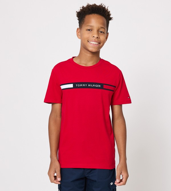 Logo Embroidered Short Sleeves T-Shirt