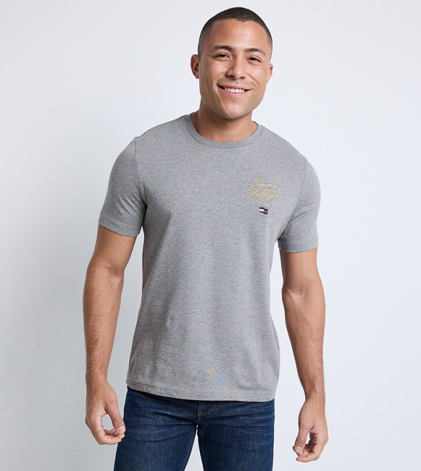 Logo Embroidered Short Sleeves T-Shirt