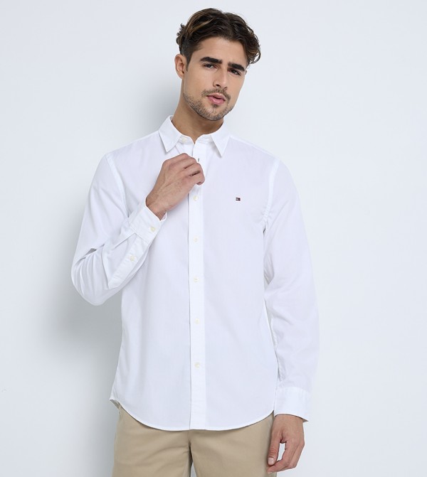 Logo Detail Long Sleeves Shirt