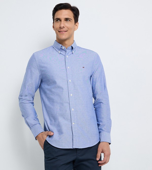 Long Sleeves Oxford Shirt
