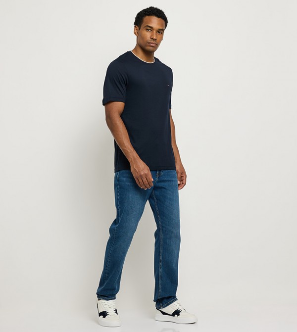 MERCER Faded Straight Fit Jeans