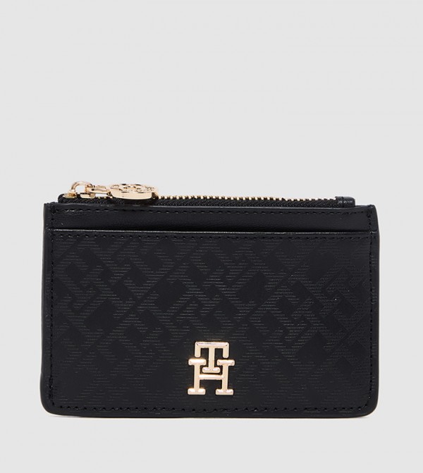 Monogram Zip-Closure Cardholder