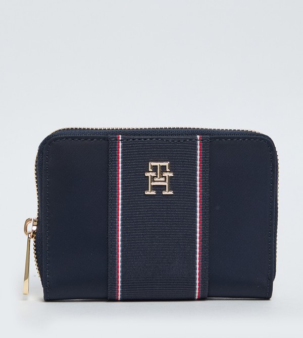 Monogram Detail Mini Wallet