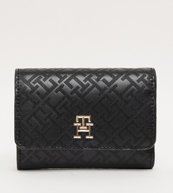 Logo Detail Tri-Fold Wallet