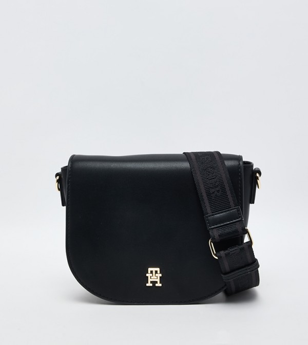 Logo Detail Saddle Bag