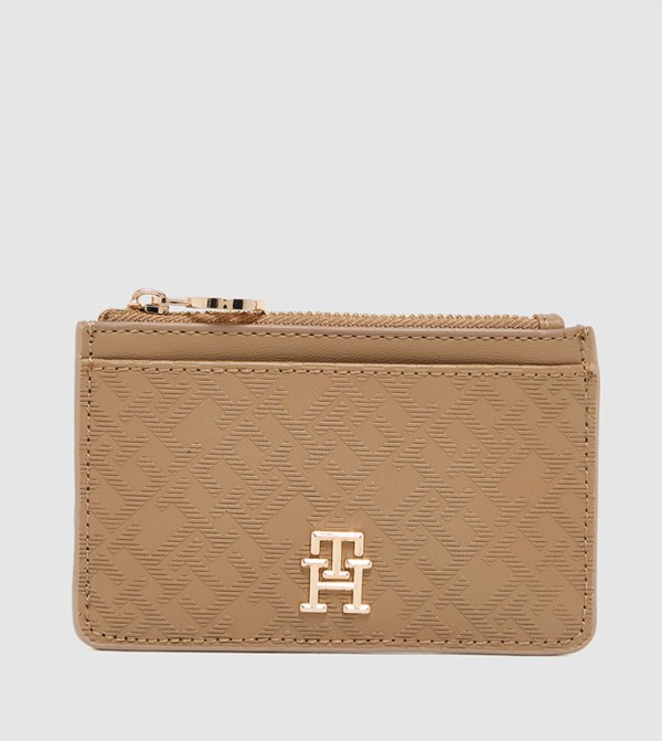 Monogram Zip-Closure Cardholder