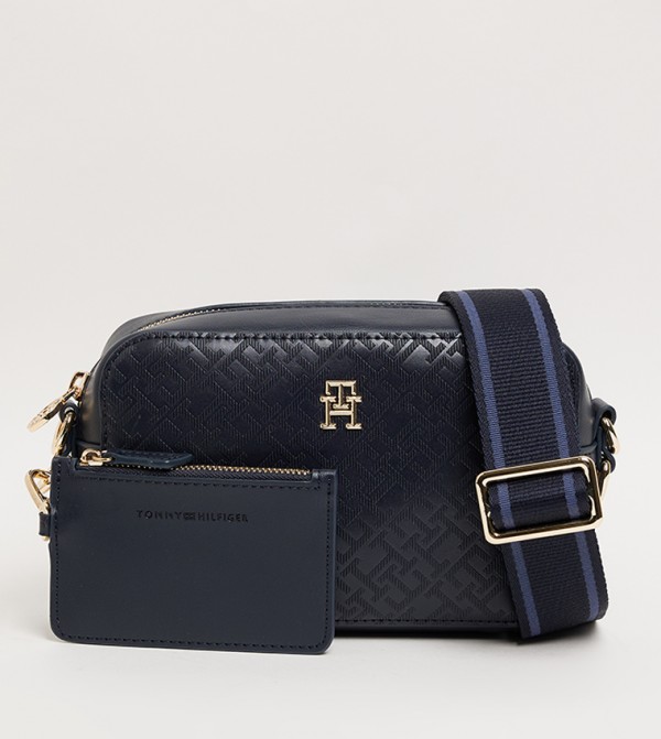Logo Detail Camera Bag with Pouch