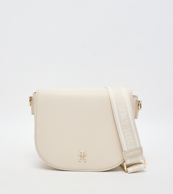 Logo Detail Saddle Bag