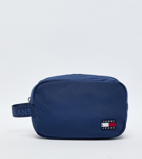Logo Badge Toiletry Bag