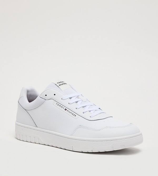Logo Detail Lace Up Sneakers