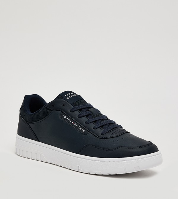 Logo Detail Lace Up Sneakers