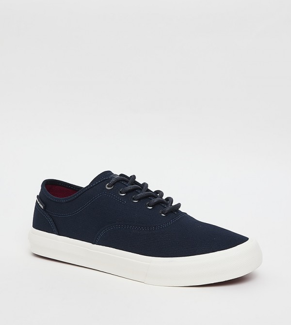 Lace-Up Platform Sneakers