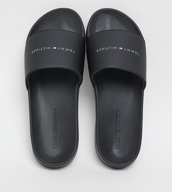 NYC Logo Detail Pool Slides