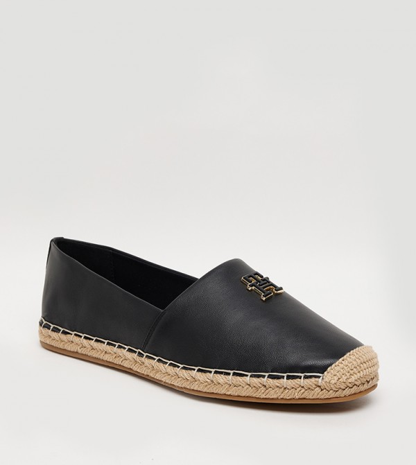 Monogram Detail Slip-On Espadrilles