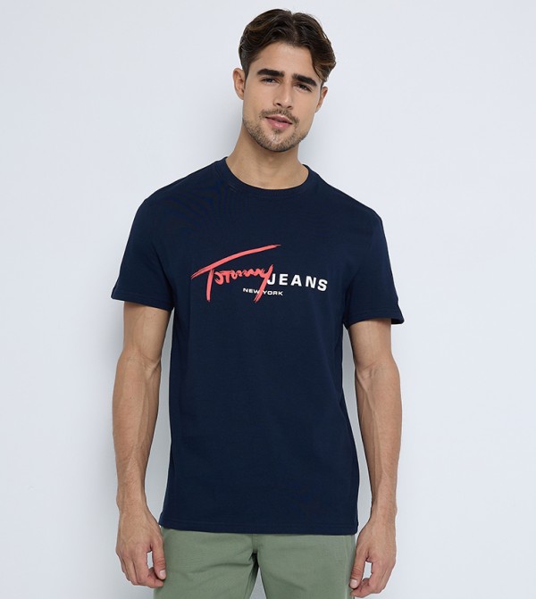 Logo Printed Short Sleeves T-Shirt