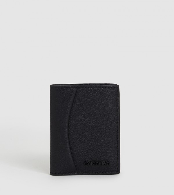 MINIMAL FOCUS Logo Detail Bi-Fold Wallet