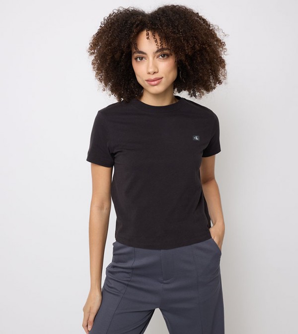 Logo Badge Short Sleeves T-Shirt