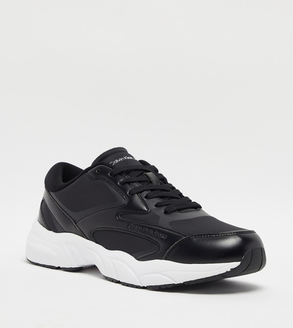 Logo Detail Lace Up Sneakers
