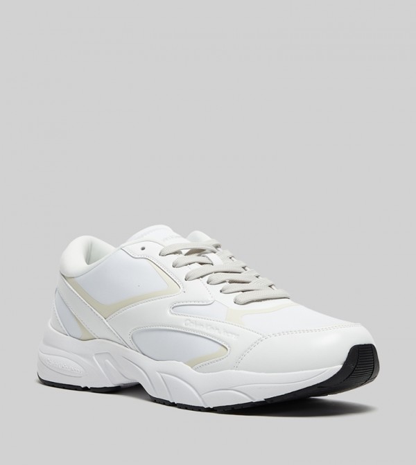 Logo Detail Lace Up Sneakers
