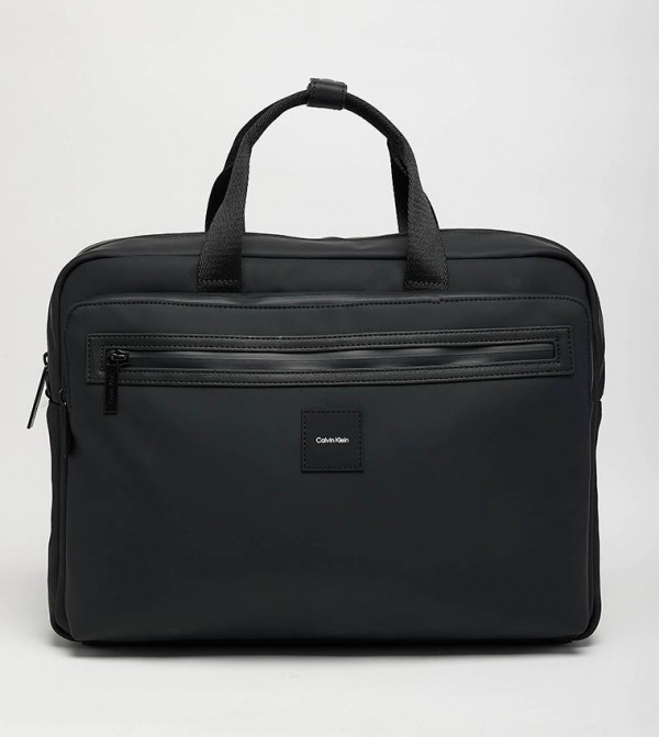 Logo Detail Laptop Bag