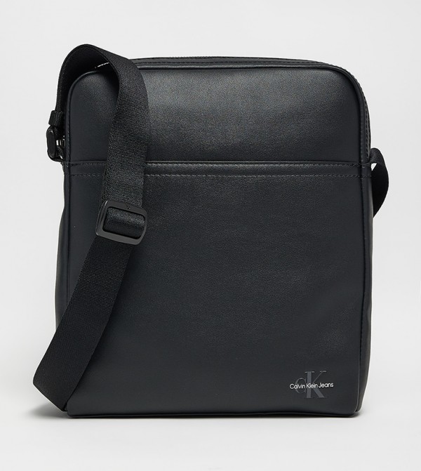 Logo Detail Reporter Bag