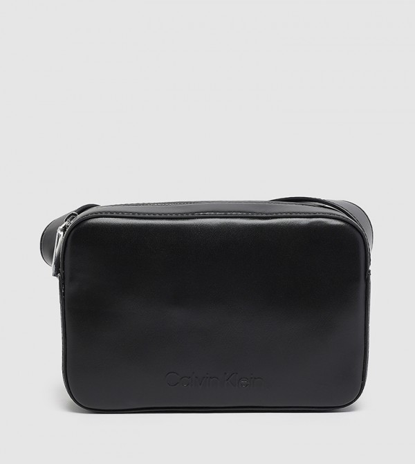 Logo Embossed Camera Bag