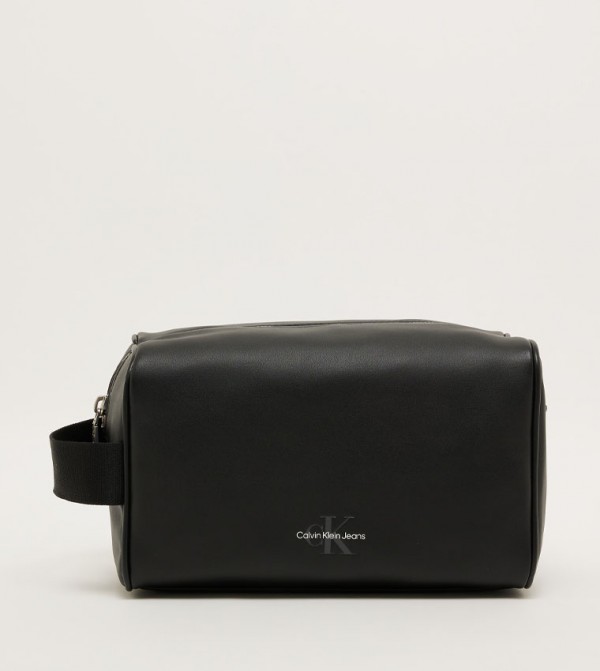 Logo Detail Toiletry Bag