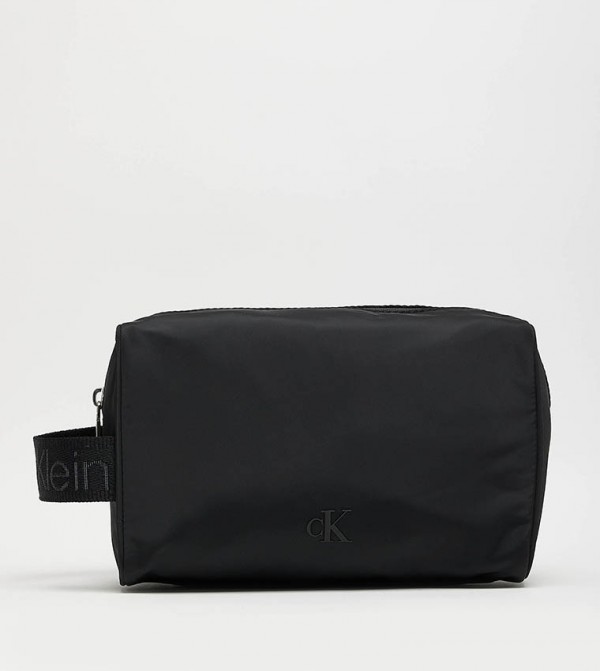 Monogram Detail Toiletry Bag