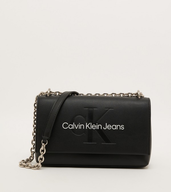 Logo Detail Convertible Shoulder Bag