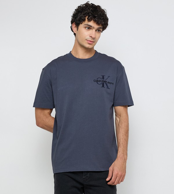 Bristle Monogram Embroidered T-Shirt