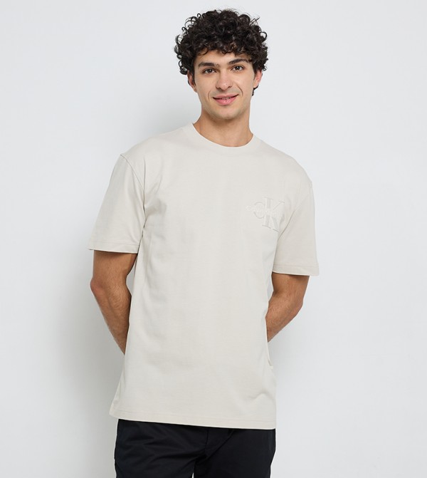 Bristle Monogram Embroidered T-Shirt