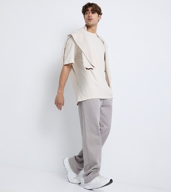 Logo Detail Drawstring Waist Sweatpants