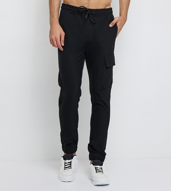 Drawstring Wait Cargo Jogger Pants