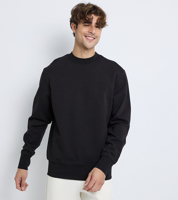 Logo Detail Long Sleeves Sweatshirt