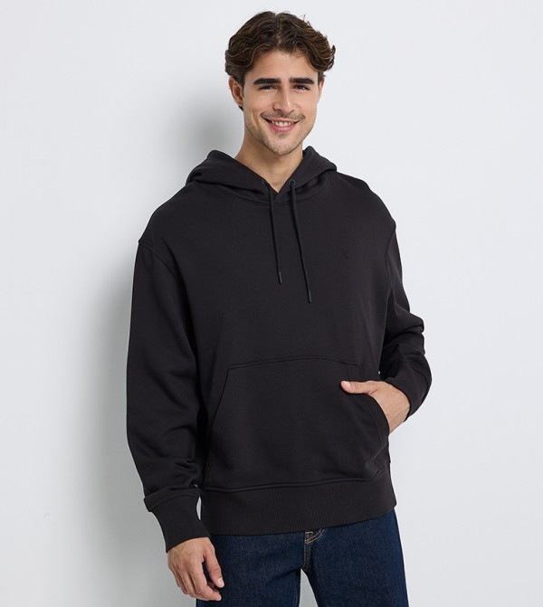 Logo Printed Long Sleeves Hoodie