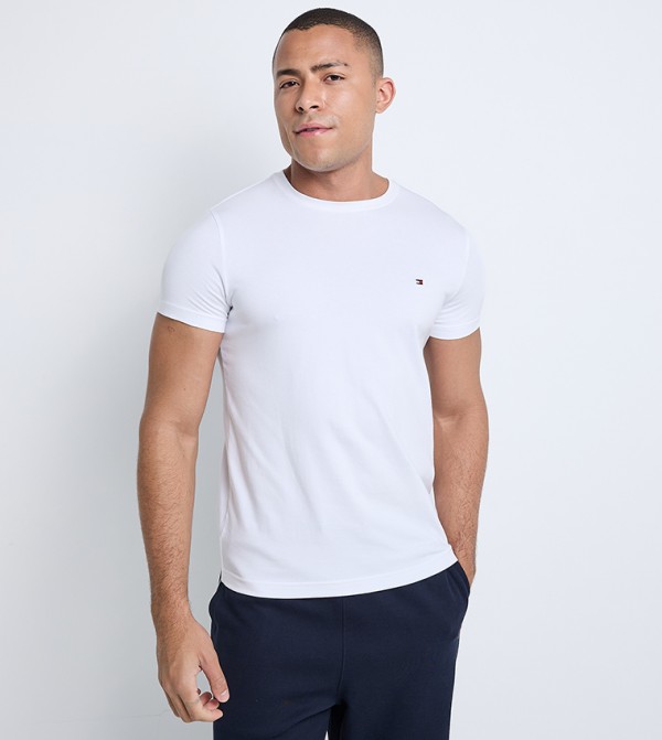 Logo Detail Crew Neck T-Shirt
