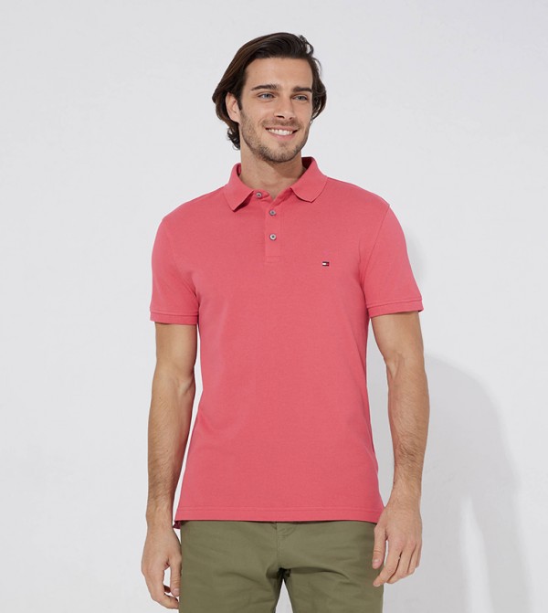 1985 Short Sleeves Slim Fit Polo T-Shirt