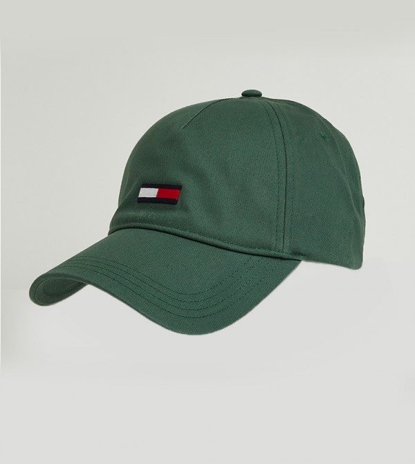 Buy Tommy Hilfiger Logo Detail Baseball Cap In Green | 6thStreet UAE