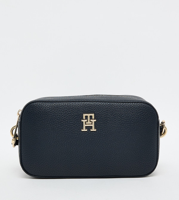 Textured Zippered Camera Bag