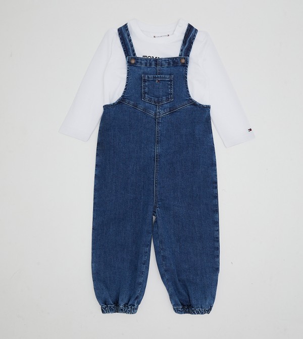 Denim dungaree sale for baby boy