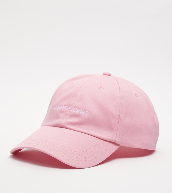 Pink tommy online hilfiger hat